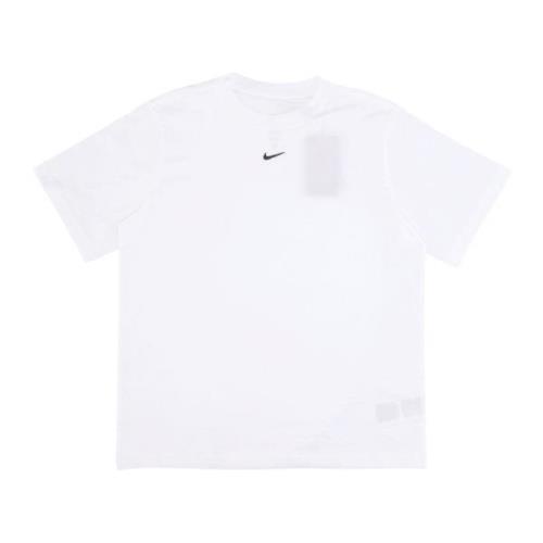 Nike Sportswear Essentials LBR Tee White/Black White, Dam