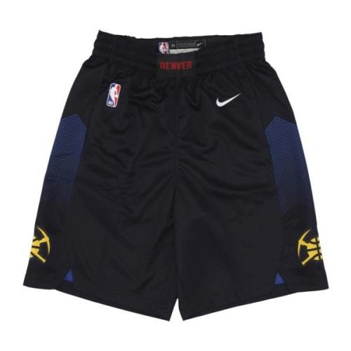 Nike NBA City Edition Basketball Shorts Black, Herr