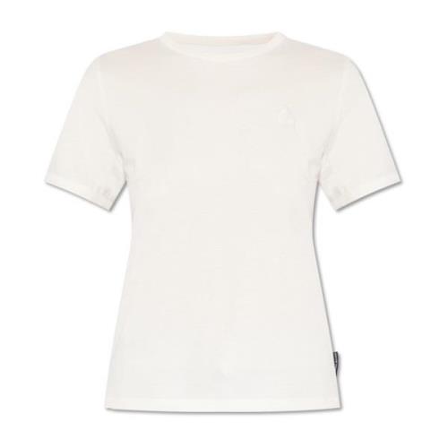 Moose Knuckles T-shirt med logotyp White, Dam