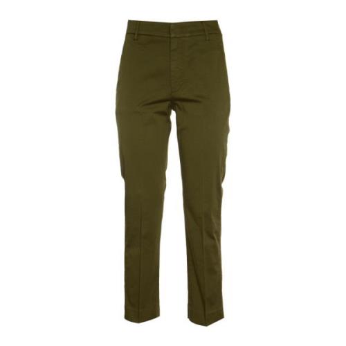 Dondup Slim-fit Trousers Green, Dam
