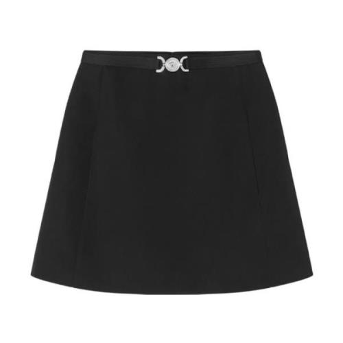 Versace Short Skirts Black, Dam
