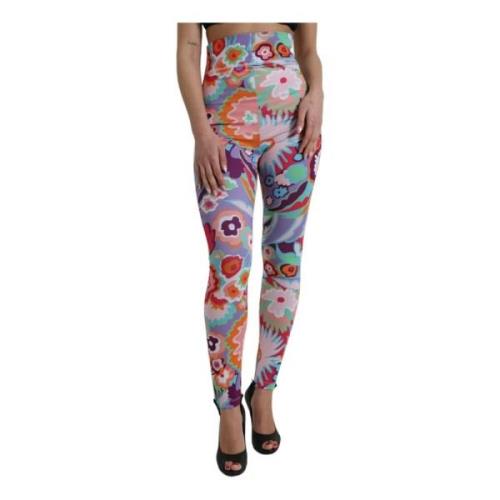 Dolce & Gabbana Slim-fit Trousers Multicolor, Dam