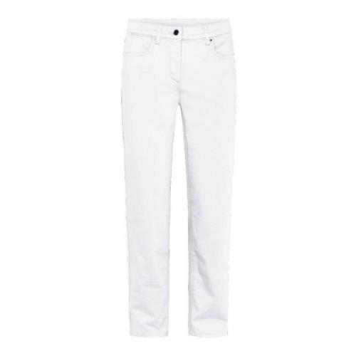 LauRie Slim-fit Jeans White, Dam