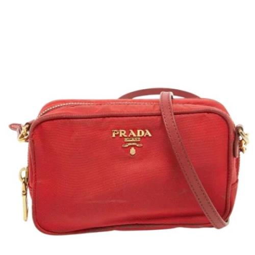 Prada Vintage Pre-owned Laeder prada-vskor Red, Dam