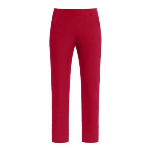 LauRie Slim-fit Trousers Red, Dam