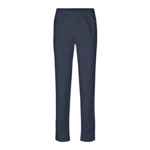 LauRie Slim-fit Trousers Blue, Dam