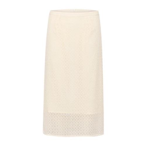 Part Two Midi Skirts Beige, Dam