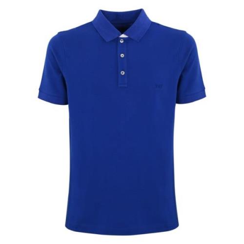 Fay Polo Shirts Blue, Herr