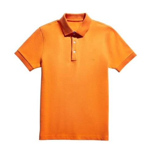 Fay Orange T-shirts och Polos Orange, Herr