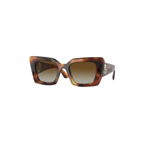 Burberry Stilfulla Havana Solglasögon för Kvinnor Brown, Dam