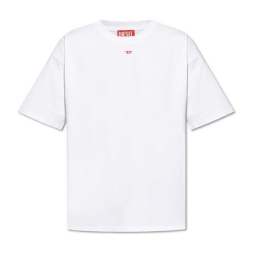 Diesel T-Boxt-D T-shirt med logotyp White, Herr