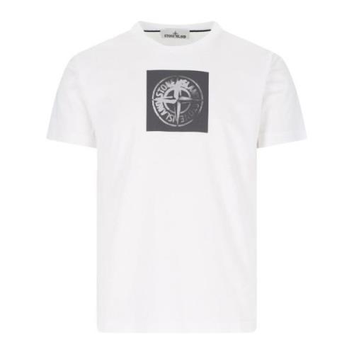 Stone Island T-Shirts White, Herr