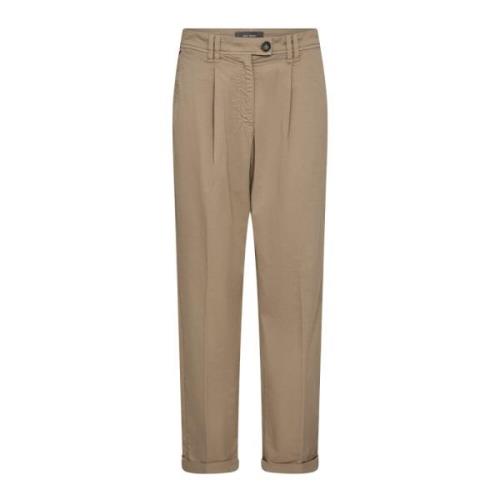 MOS Mosh Cropped Trousers Beige, Dam