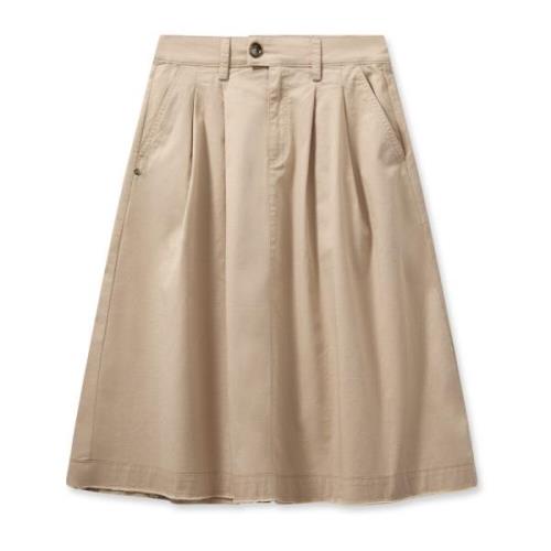 MOS Mosh Short Skirts Beige, Dam