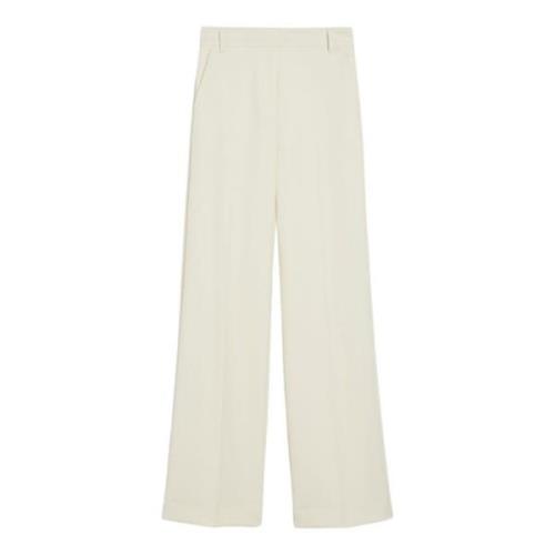 Iblues Wide Trousers White, Dam