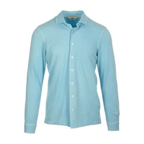 Gran Sasso Ljusblå Skjorta Kollektion Blue, Herr