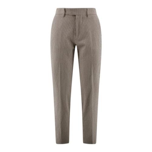 Berwich Slim-fit Trousers Gray, Dam