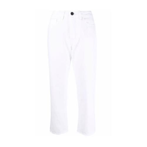 3X1 Cropped Jeans White, Dam