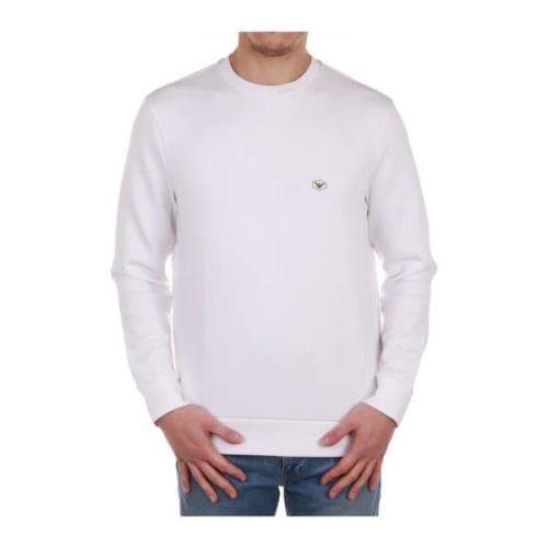 Emporio Armani Vita Sweaters White, Herr