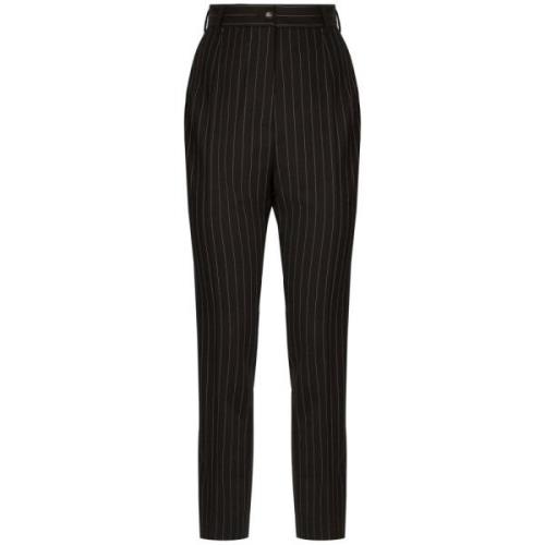 Dolce & Gabbana Slim-fit Trousers Black, Dam