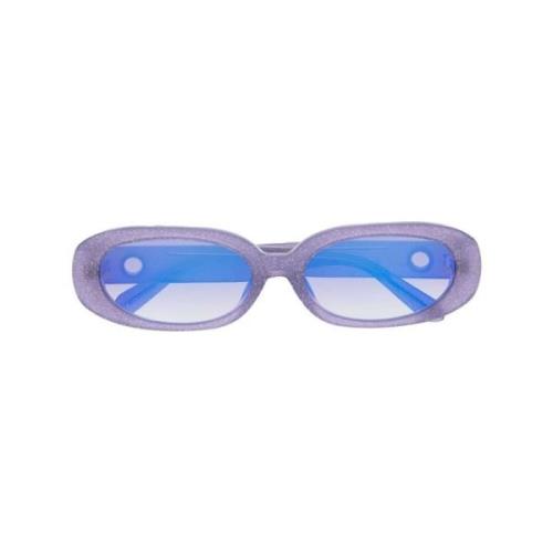 Linda Farrow Sunglasses Purple, Dam