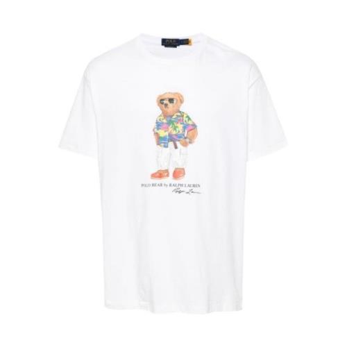 Ralph Lauren Polo Bear Jersey T-shirt White, Herr