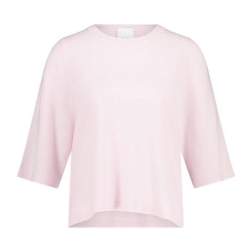 Allude Round-neck Knitwear Pink, Dam