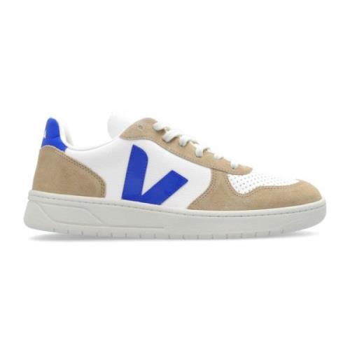 Veja V-10 Kromfria lädersneakers Multicolor, Herr