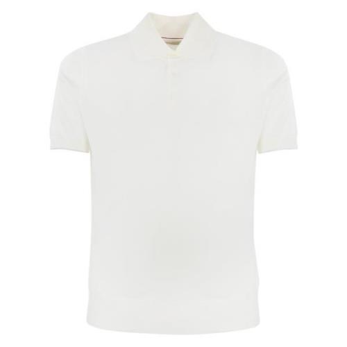 Brunello Cucinelli Polo Shirts White, Herr