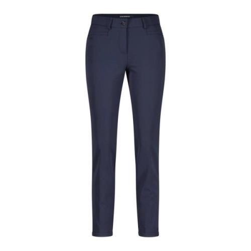 Cambio Slim-fit Trousers Blue, Dam