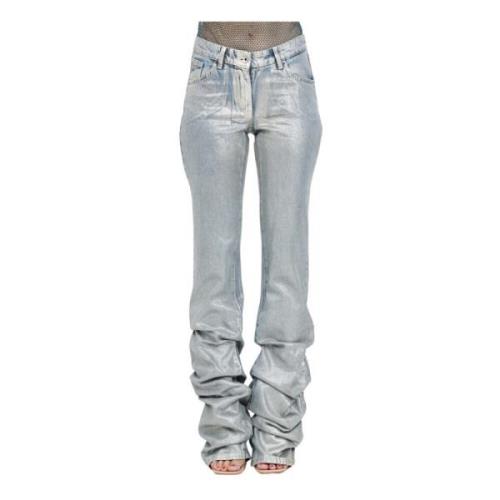 Patrizia Pepe Slim-fit Jeans Gray, Dam