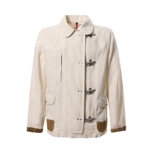 Fay Light Jackets Beige, Herr