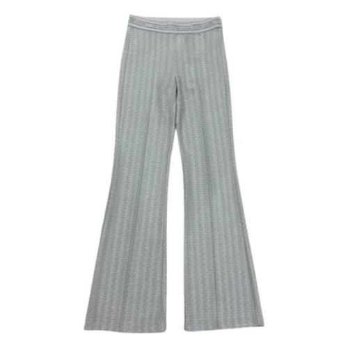 Cambio Wide Trousers Gray, Dam