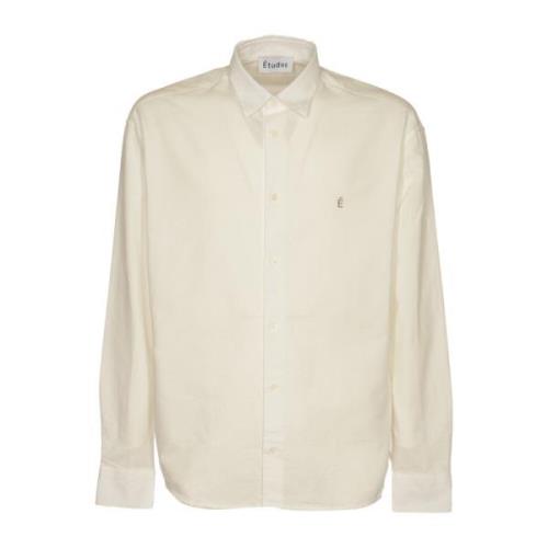 Études Casual Shirts White, Herr