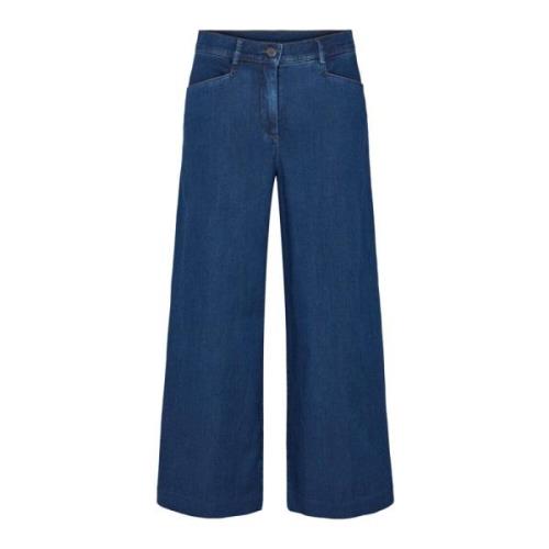 LauRie Wide Jeans Blue, Dam