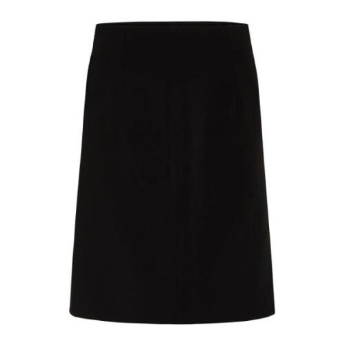 Bruuns Bazaar Midi Skirts Black, Dam