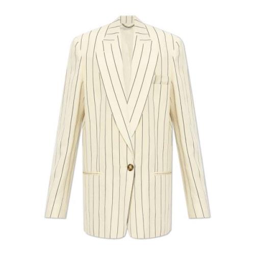 Stella McCartney Oversize blazer Beige, Dam