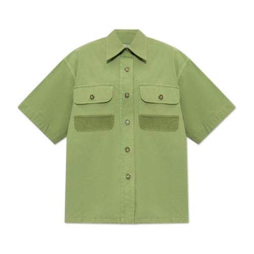 Stella McCartney Oversize skjorta Green, Dam