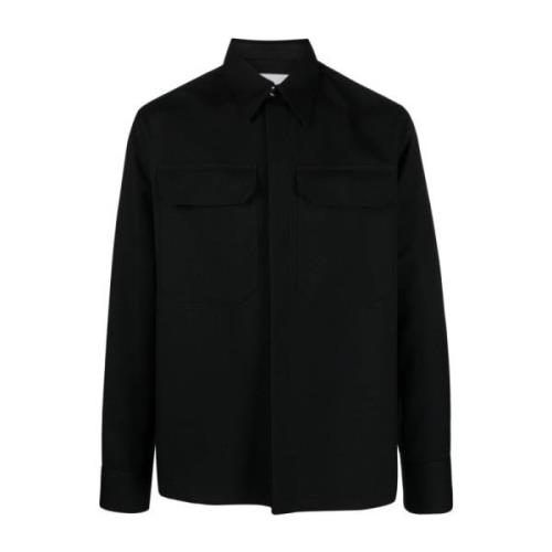 Jil Sander Blouses Shirts Black, Herr