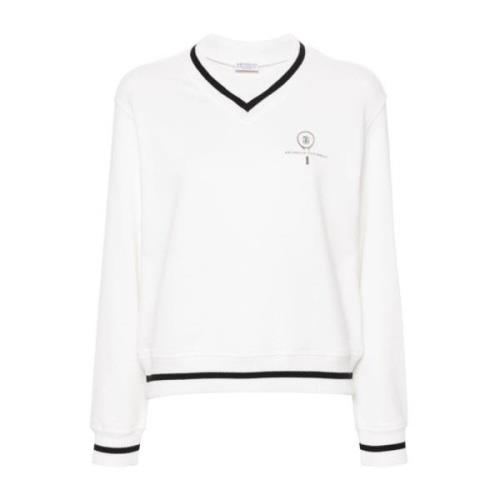 Brunello Cucinelli Sweatshirts White, Dam