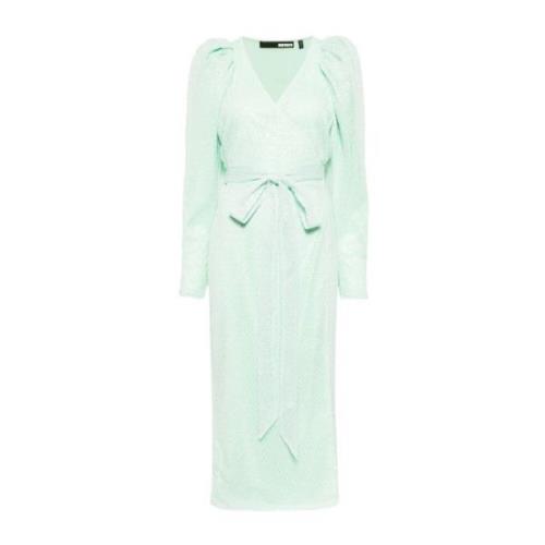 Rotate Birger Christensen Midi Dresses Green, Dam