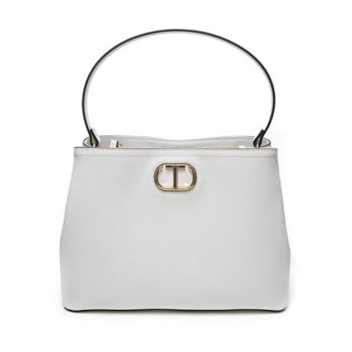 Twinset Tote Bags White, Dam