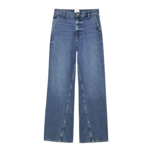 Anine Bing Wide Jeans Blue, Dam