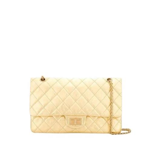 Chanel Vintage Pre-owned Laeder chanel-vskor Yellow, Dam