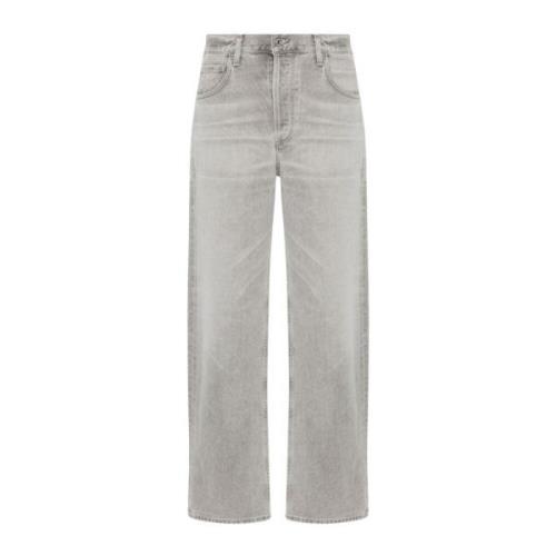 Citizens of Humanity Stiliga Baggy Jeans för Trendy Look Gray, Dam
