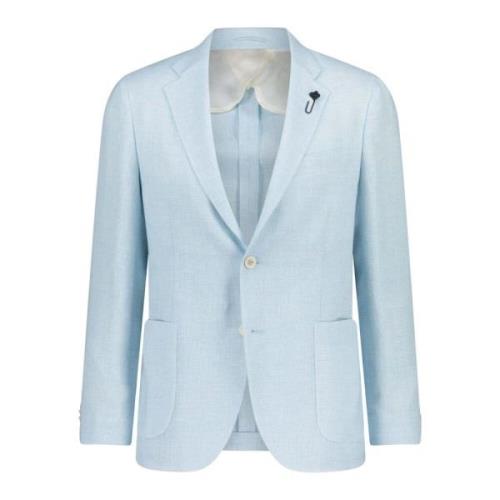 Lardini Klassisk Stickad Blazer Blue, Herr