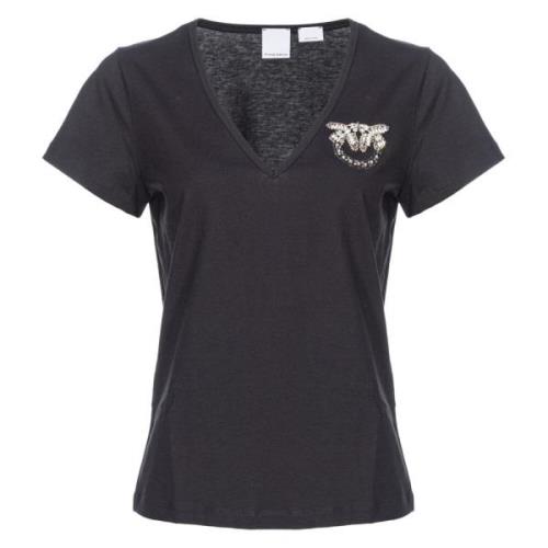 Pinko Turbato T-Shirt Black, Dam