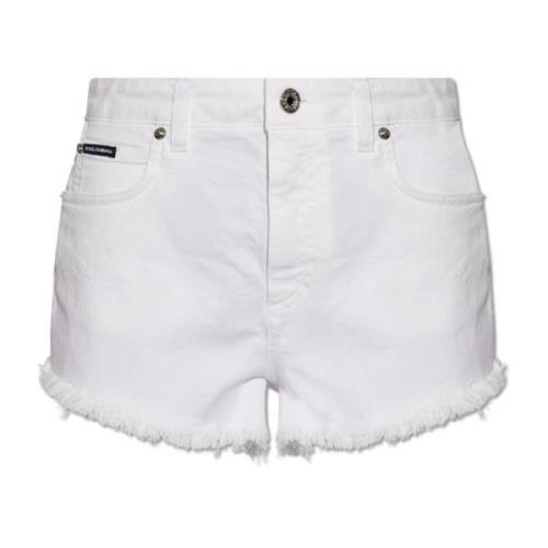 Dolce & Gabbana Denim shorts White, Dam