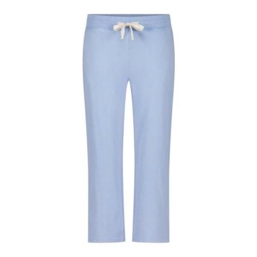 Juvia Cropped Trousers Blue, Dam