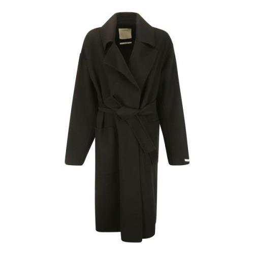 Sportmax Single-Breasted Coats Black, Dam